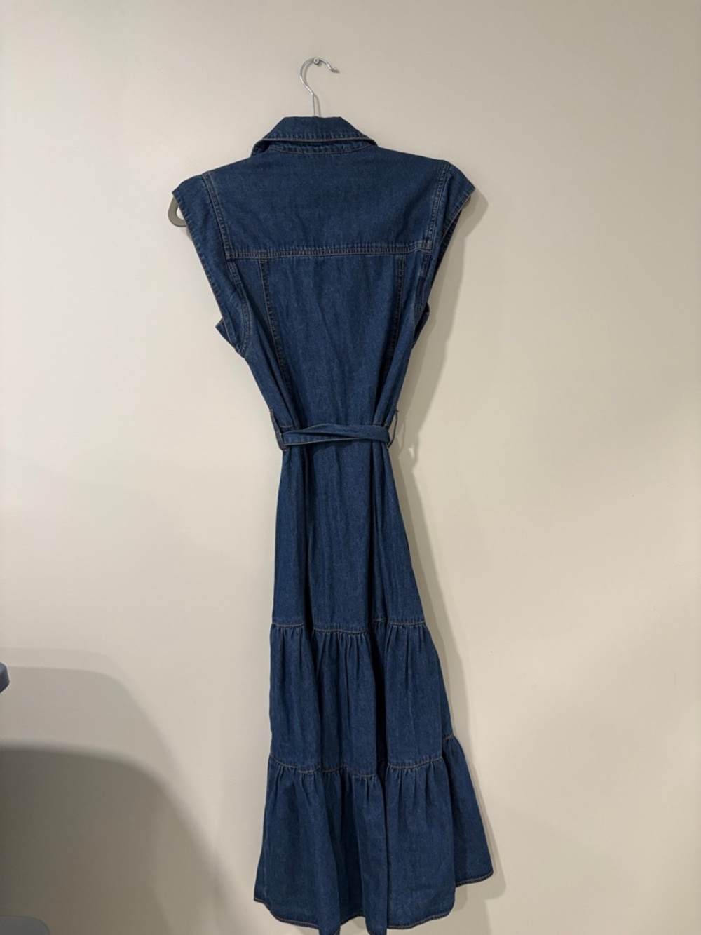 Blue B Tiered Denim Dress - Picture 8 of 9